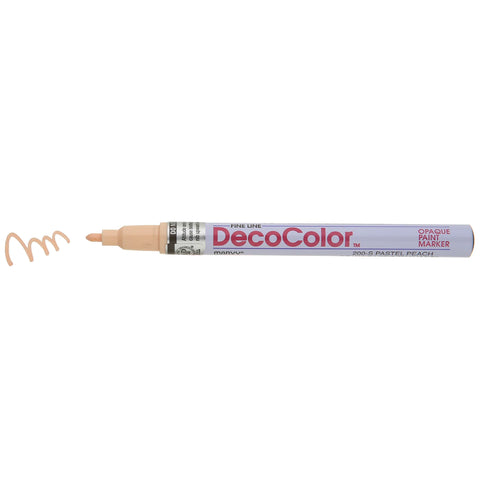 Decocolor Opaque Paint Pen Fine Pastel Peach