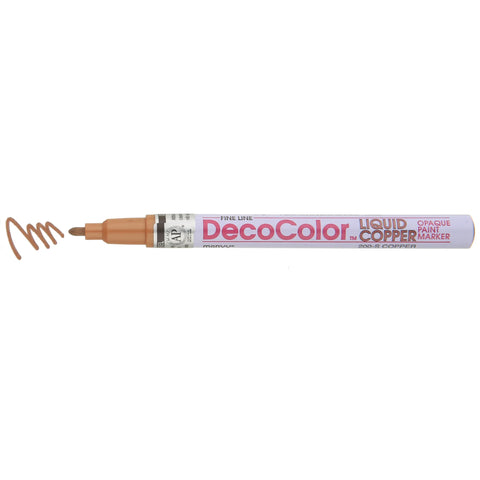 Decocolor Opaque Paint Pen Fine Metallic Copper