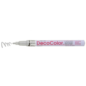 Decocolor Opaque Paint Pen Fine Metallic Silver