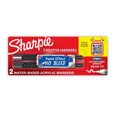 Sharpie 2 Pack Brush-Tip Creative Markers