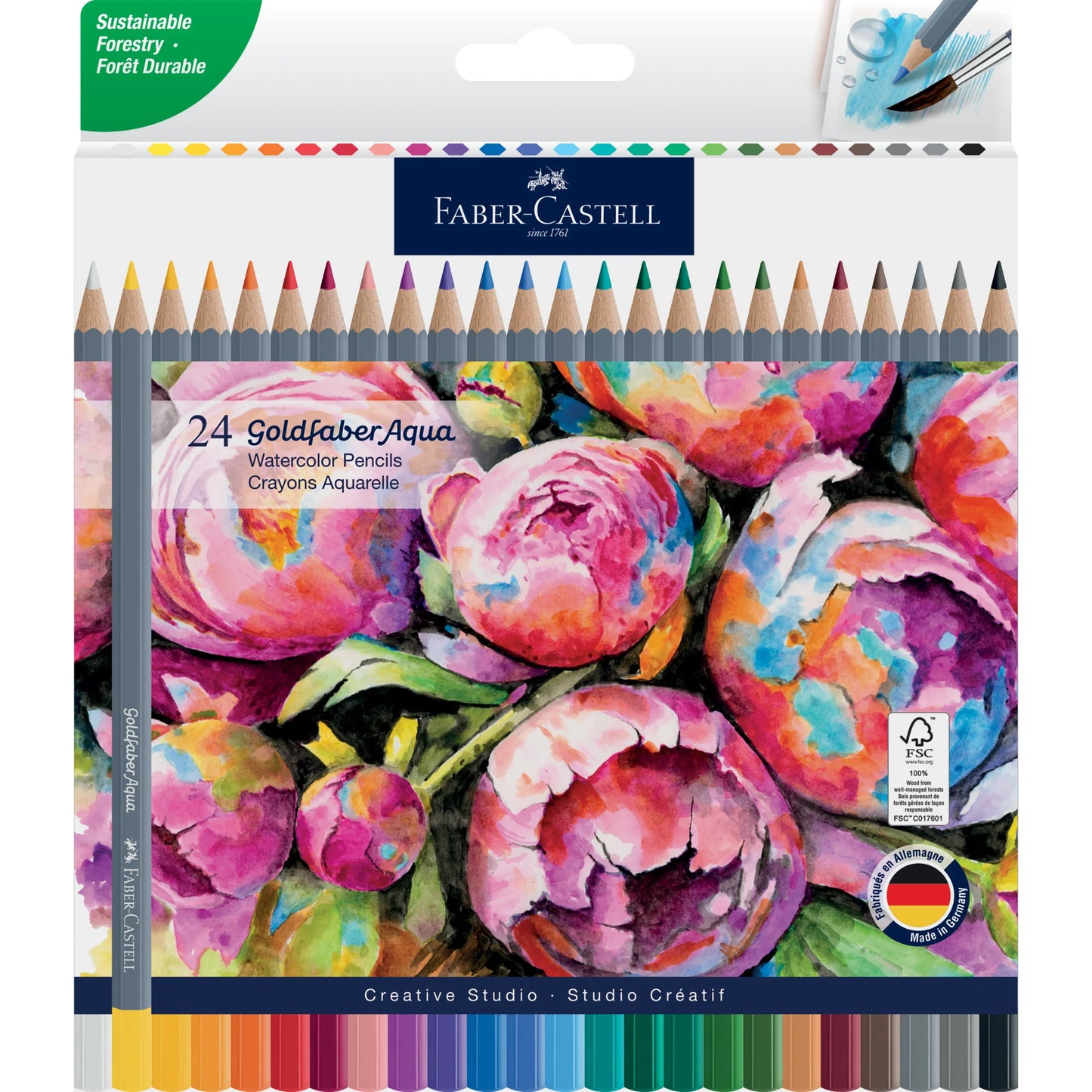 Faber Castell Goldfaber Aqua Watercolor Pencil Sets