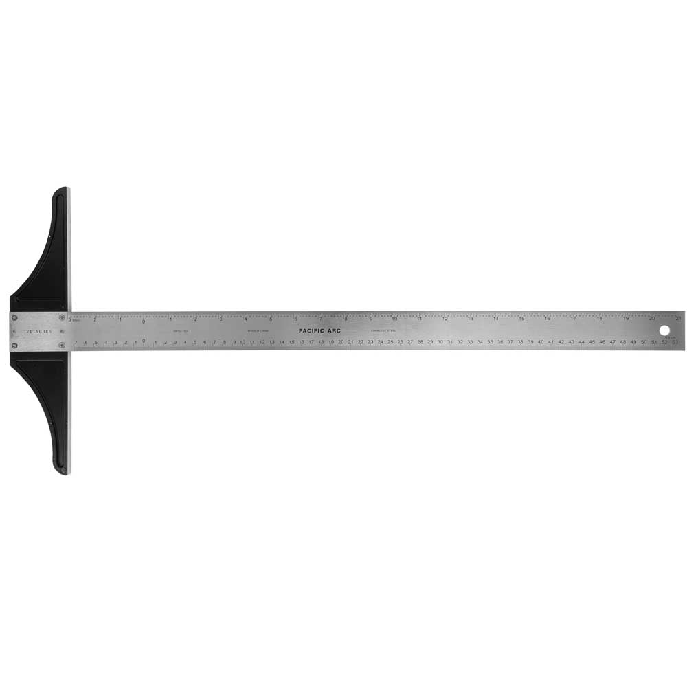 Pacific Arc Stainless Steel Graduated T-Squares