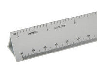 Alumicolor 12in Hollow Silver Aluminum Engineer Scale