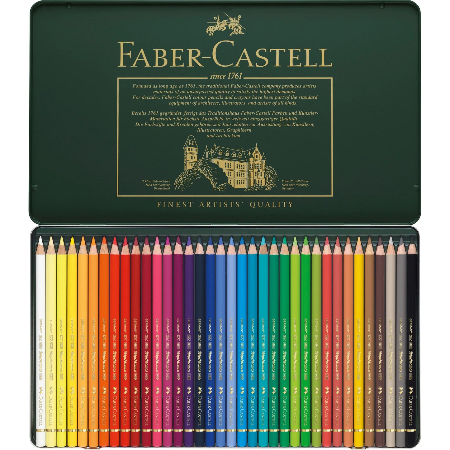Faber-Castell Polychromos Colored Pencil Tin Sets