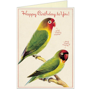 Greeting Cards Vintage Inspired Happy Birthday Bird