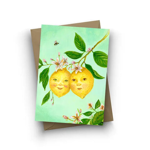 Greeting Card Lemon Babies