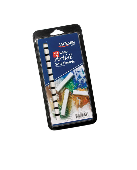 Jack Richeson 12 Pack Jackson White Soft Pastels