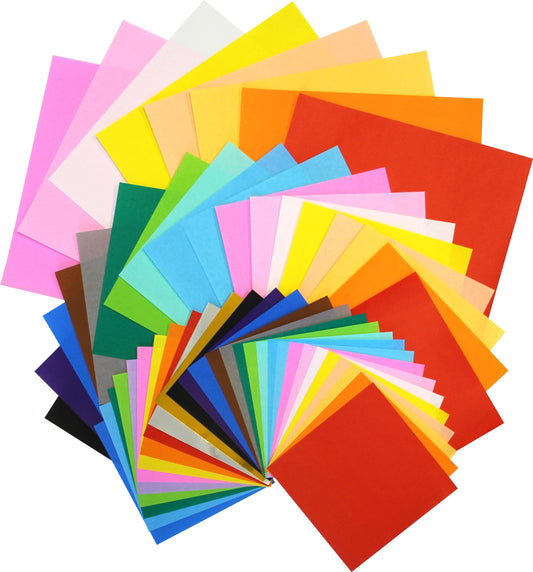 Yasutomo 55 Assorted Sizes and Color Origami Sheets