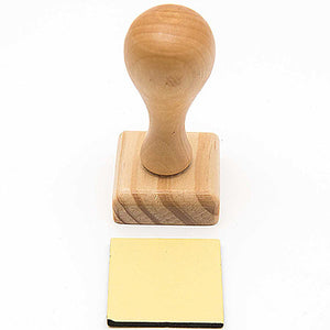 Wooden Stamp Handle Square