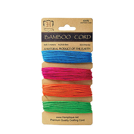 Bamboo Cord Set 20lb Neon