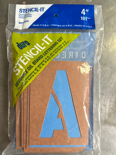 Graphic Products Duro Stencil-It Alphabet Stencils