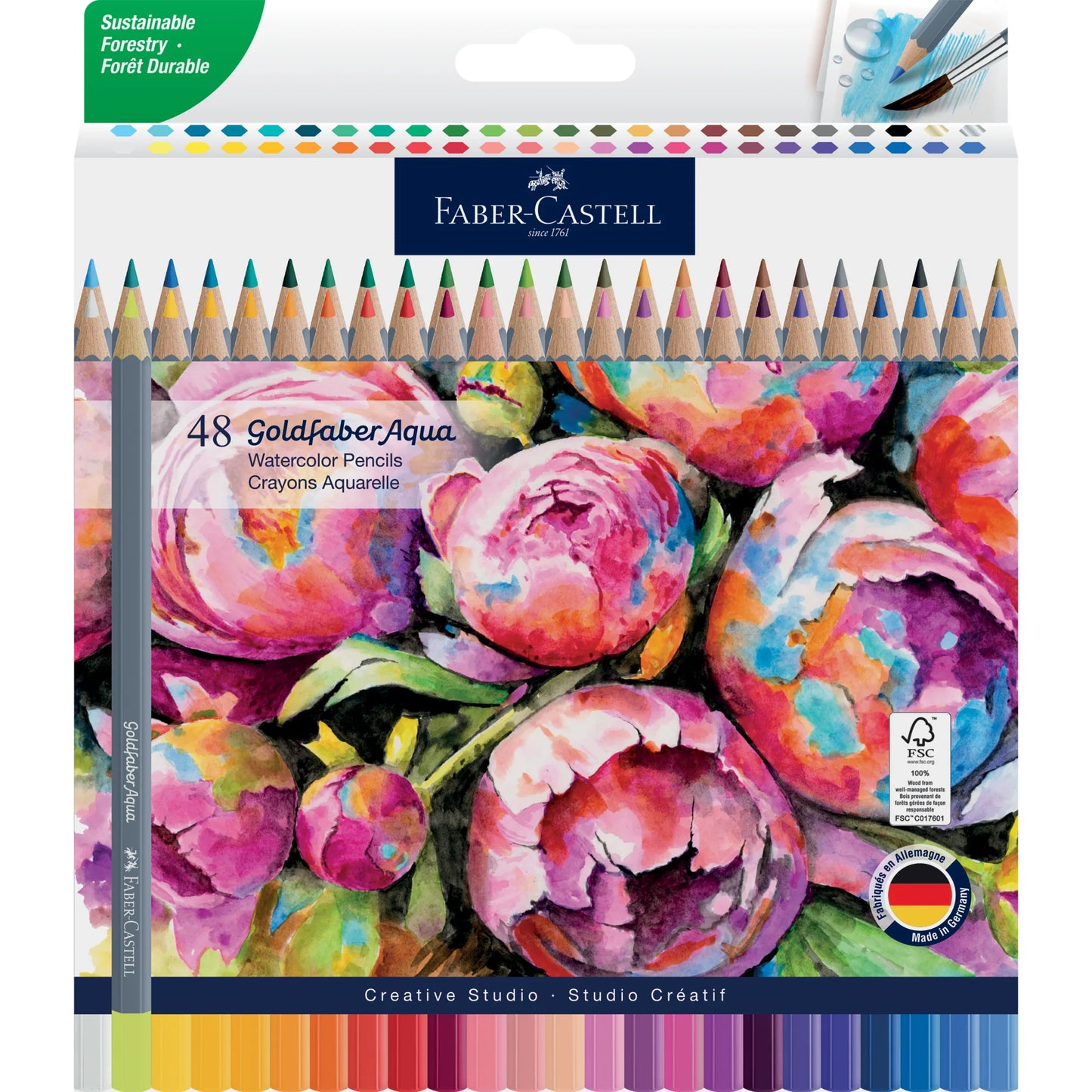 Faber Castell Goldfaber Aqua Watercolor Pencil Sets