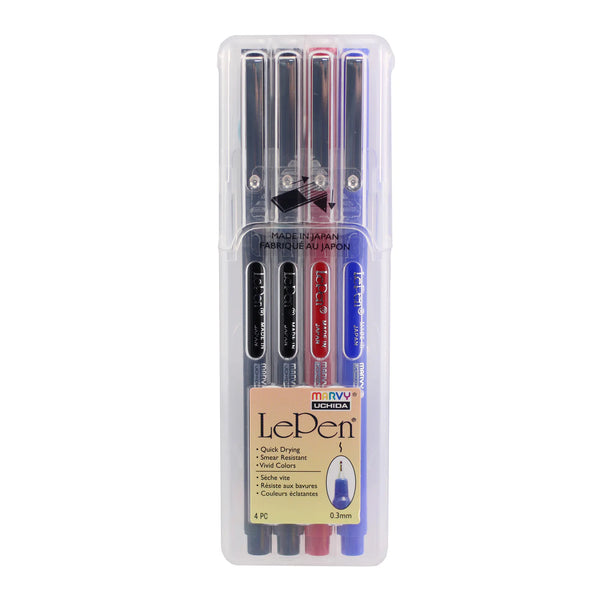 Uchida LePen 4 Piece Pen Sets
