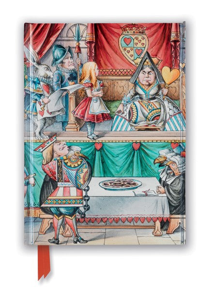 Flame Tree Publishing Alice in Wonderland Foiled Journals