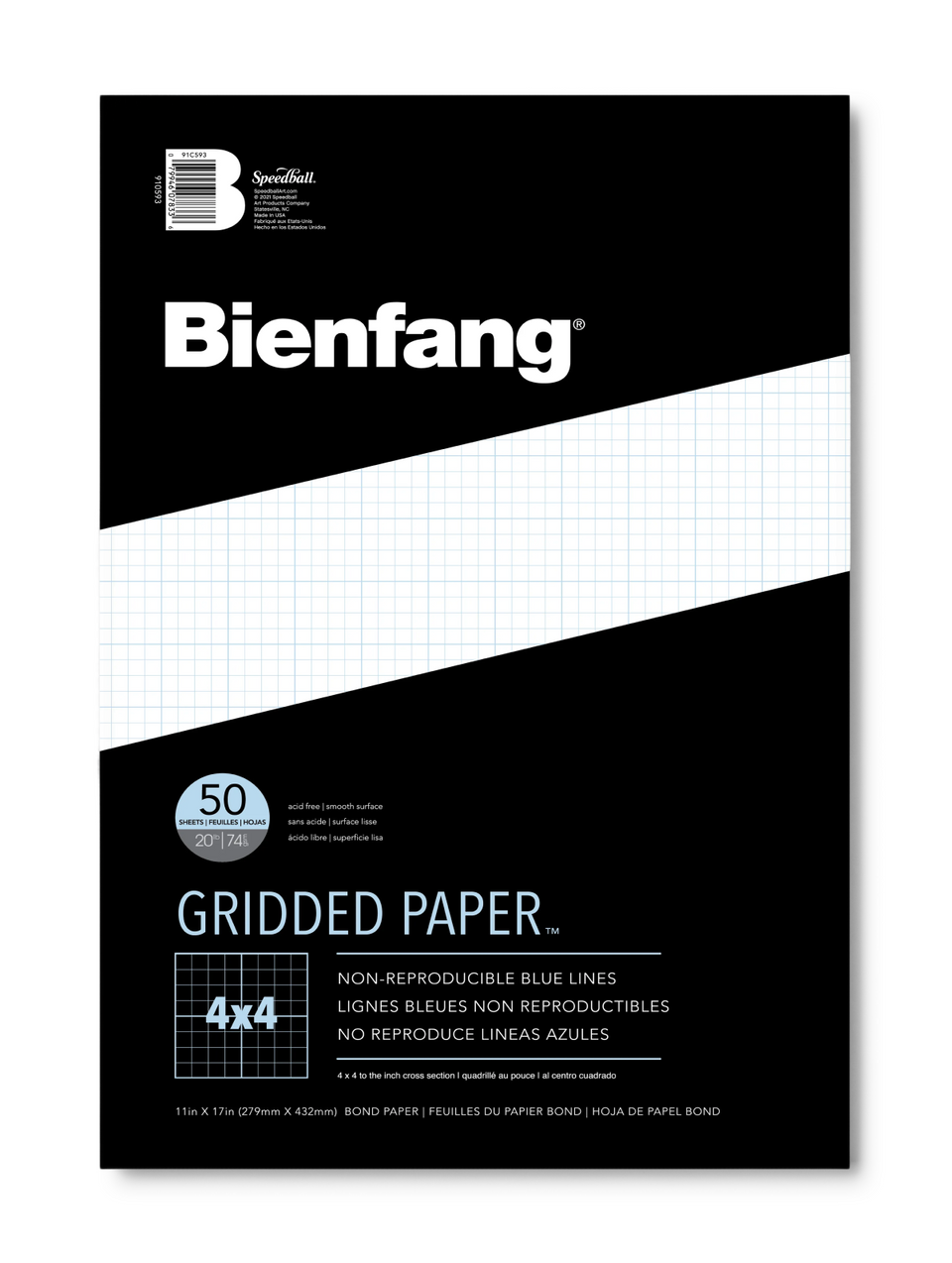 Bienfang 11in x 17in Gridded Paper Pads