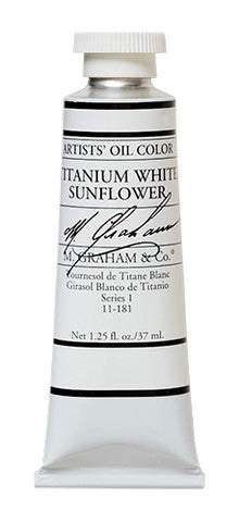 Oil Color Titanium White Sunflower 150ml