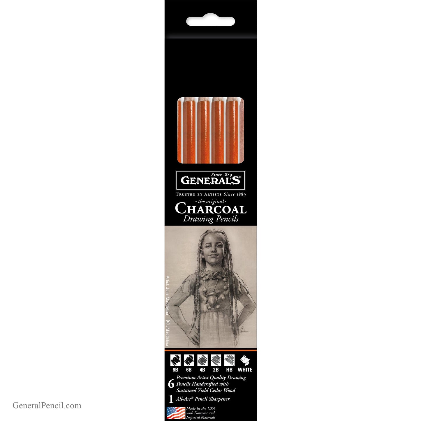 General Pencil The Original Charcoal Drawing Pencil Set