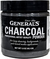 General Pencil 1.6oz Charcoal Powder Jar