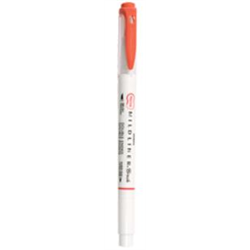 Mildliner Brush Double Sided Red