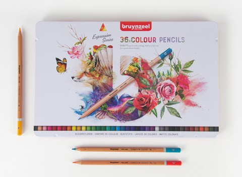 Bruynzeel Expression Colored Pencil Tin Set 36