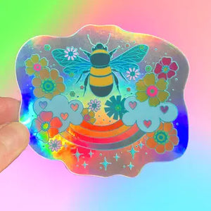 Sticker Bee Magic Hologram