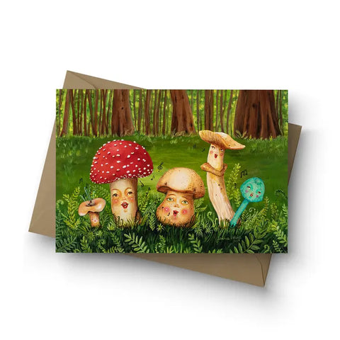 Greeting Card Shroom Tunes