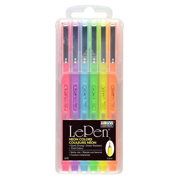 Uchida LePen 6 Piece Pen Sets