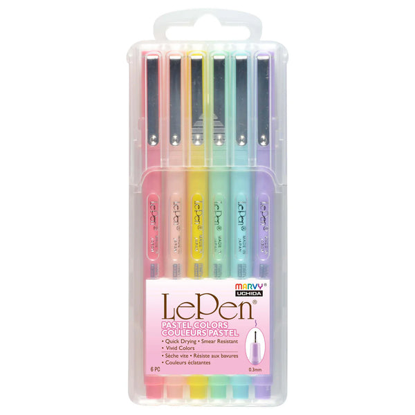 Uchida LePen 6 Piece Pen Sets