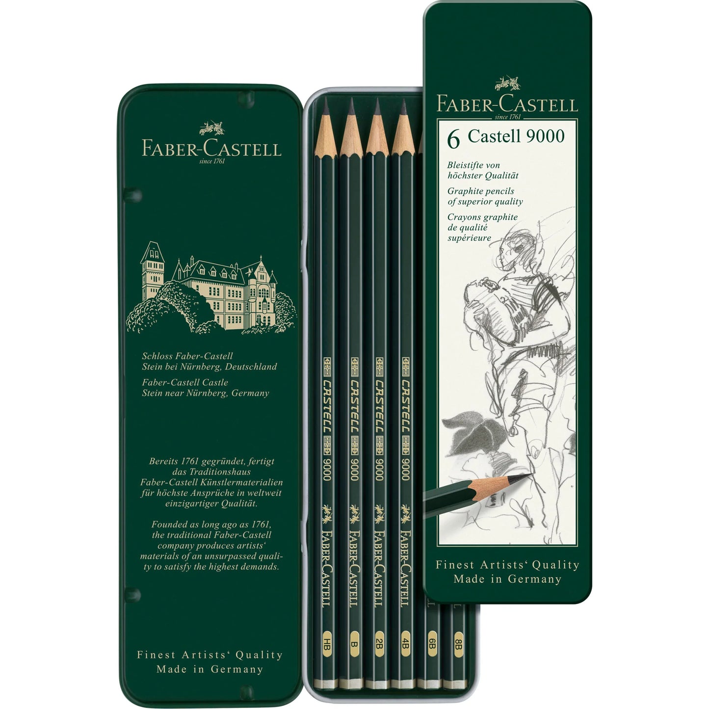 Faber-Castell 9000 Series Graphtie Pencil Sets