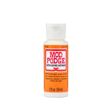 Plaid Satin Mod Podge