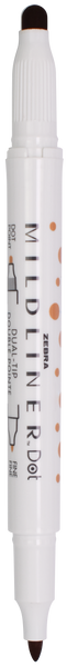Zebra Mildliner Double Sided Dot Markers