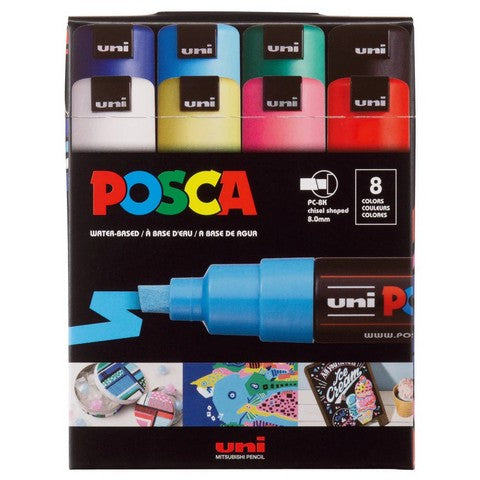 Posca 8-Color Paint Marker Sets