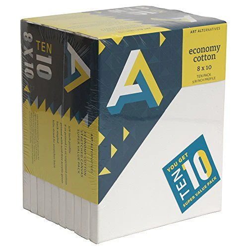 Art Alternatives Super Value Stretched Canvas Packs