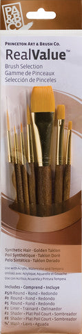 Brush Set Golden Taklon 9141