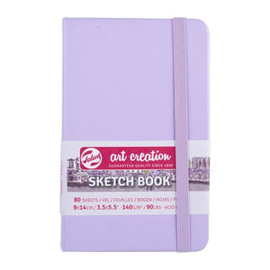 Art Creation Sketchbook 140g Pastel Violet Cover 3.54"x5.41"