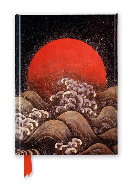 Flame Tree Publishing Sun and Sea Lacquer Chinese Screen C. 18th Century Lined Journal