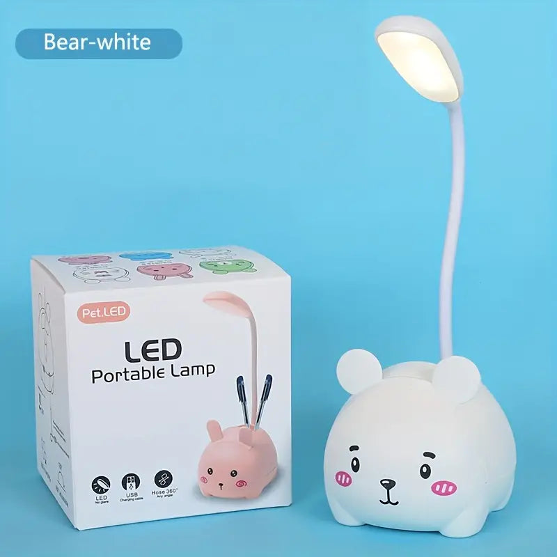 Portable LED Bear White