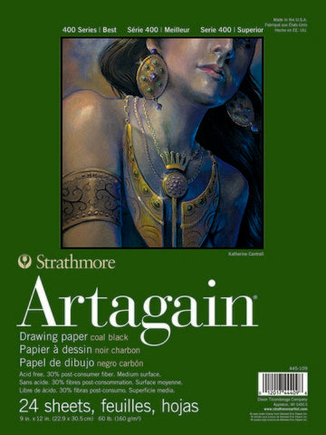 Strathmore Artagain Coal Black Paper Pads