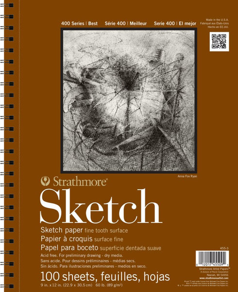 Strathmore 400 Series Spiral Sketch Pads