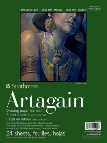 Strathmore Artagain Coal Black Paper Pads