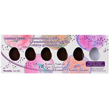 Watercolor Pan Set 5 Color Granulating