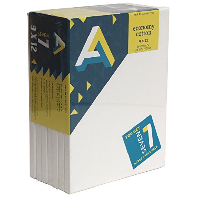 Art Alternatives Super Value Stretched Canvas Packs