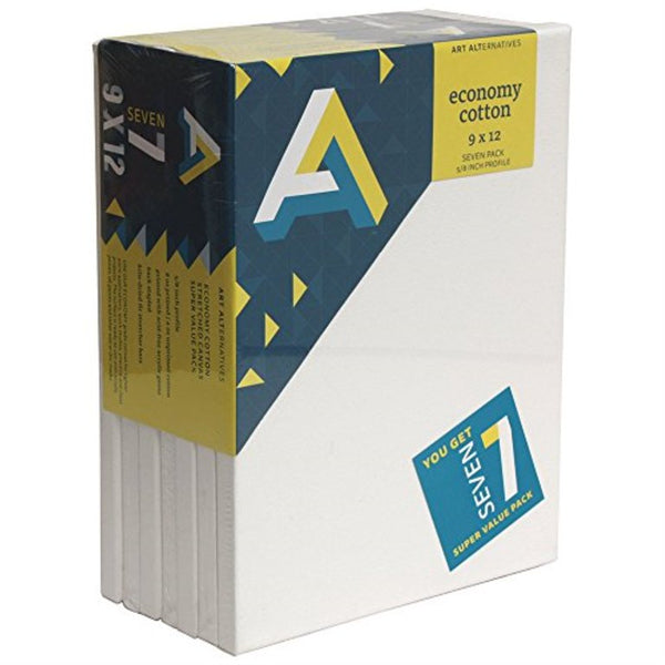 Art Alternatives Super Value Stretched Canvas Packs