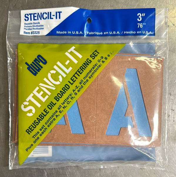 Graphic Products Duro Stencil-It Alphabet Stencils