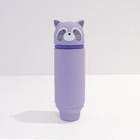 Stand Up Pen Case Raccoon