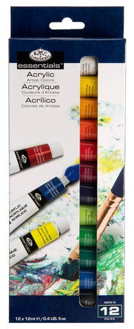 Royal Langnickel 12 Pack Acrylic Paint 12ml Set