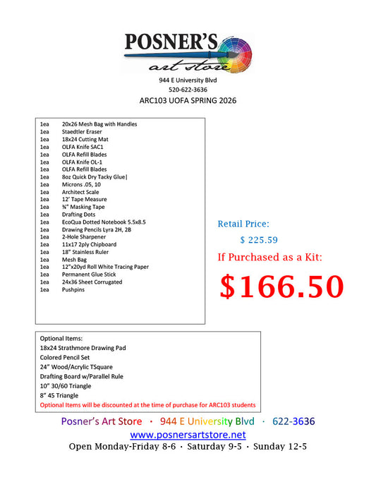 ARC103 Kit Spring 2026
