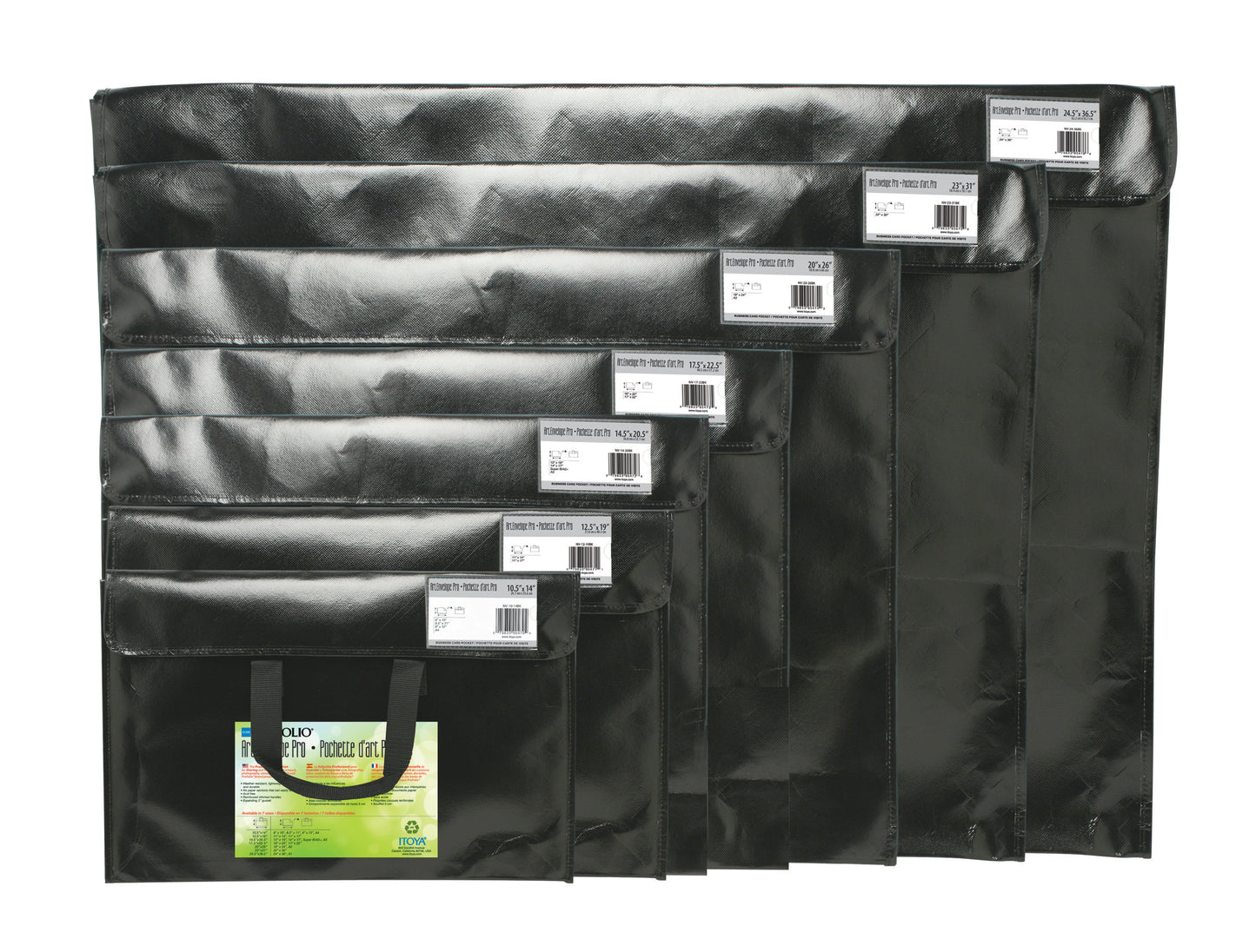 Itoya Black Pro Art Envelope Portfolios