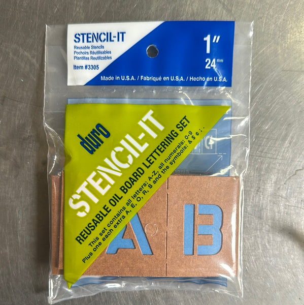 Graphic Products Duro Stencil-It Alphabet Stencils
