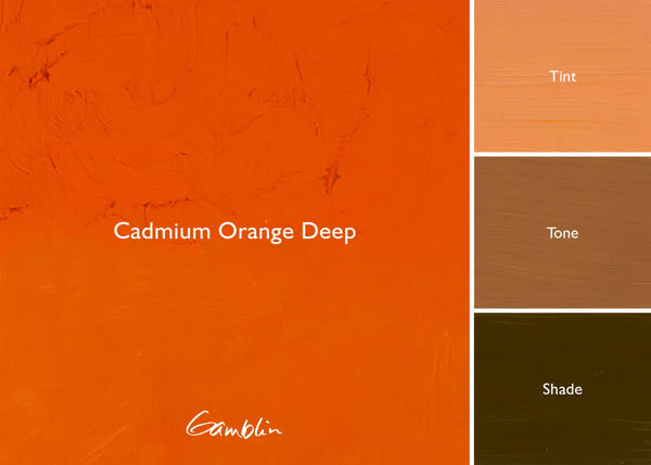 Artist Grade Oils 37ml Cadmium Orange Deep